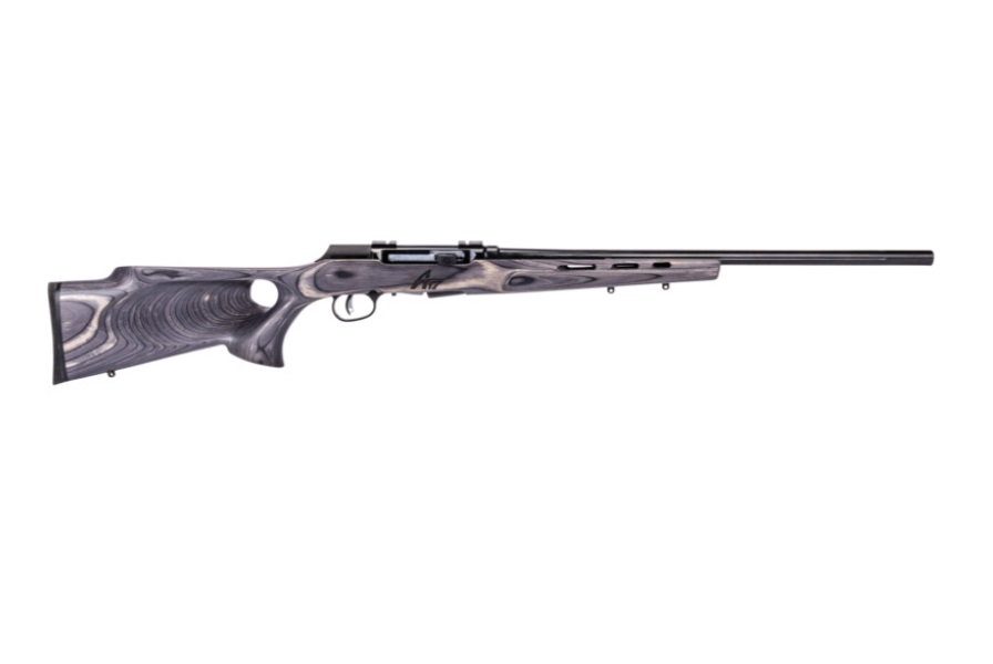 Savage Arms A17 Target 17Hmr Bl/Lam Thbhle 47005 | Gray Lam Thumbhole Stk Sv47005