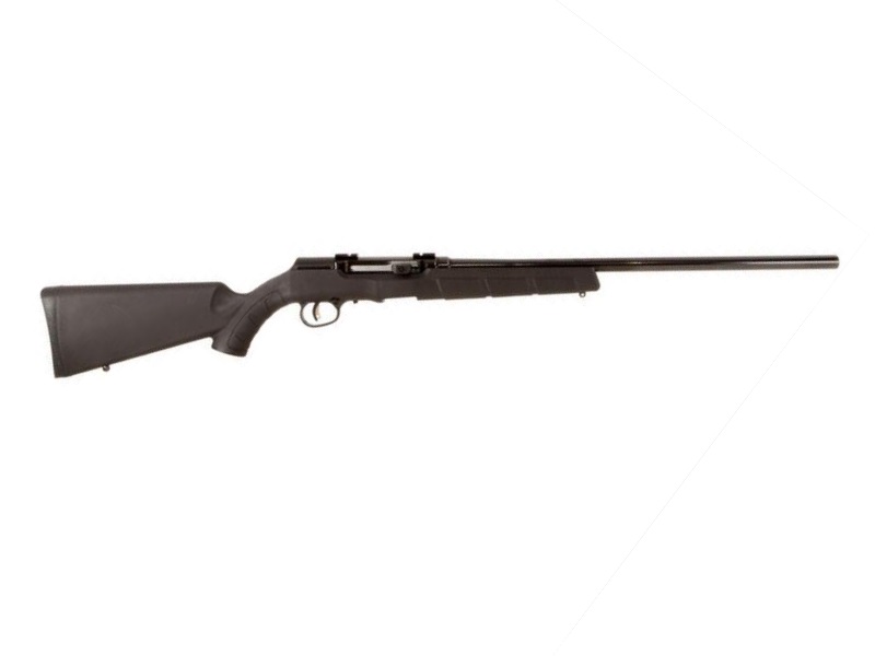 Savage Arms A17 17HMR BL/SYN HVY BBL 22″ 47007 | BLACK SPORTER STOCK