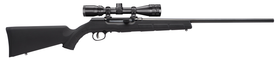 Savage Arms A17 XP 17HMR BL/BLK 22″ PKG 47011 | BUSHNELL SCOPE PACKAGE