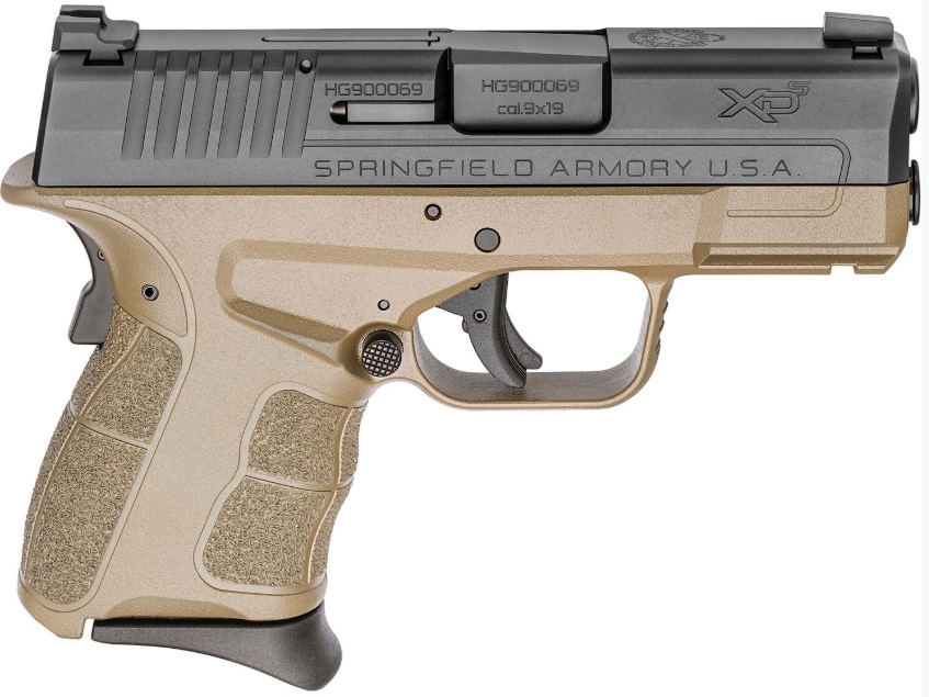 Springfield Armory Xd-S Mod2 9Mm Fde 3.3″ 8+1 Ns# Night Sights | 2 Mags Svxdsg9339Fdet