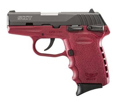 Sccy Industries Cpx-1 9Mm Blk/Crims 10+1 Sfty Crimson Polymer Frame Sycpx 1Cbcr