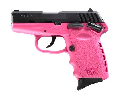 Sccy Industries Cpx-1 9Mm Blk/Pink 10+1 Sfty Pink Polymer Frame Sycpx 1Cbpk