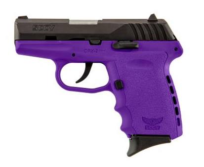 Sccy Industries Cpx-2 9Mm Blk/Purple 10+1 Purple Polymer Frame|No Safety Sycpx 2Cbpu