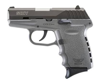 Sccy Industries Cpx-2 9Mm Blk/Gray 10+1 Gray Polymer Frame|No Safety Sycpx 2Cbsg