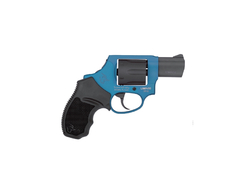 Taurus 856 Ul 38Sp Azure/Bk Hammerlss 2-856021Ulch09|2″ Bbl|6 Shot Ta856Abulch