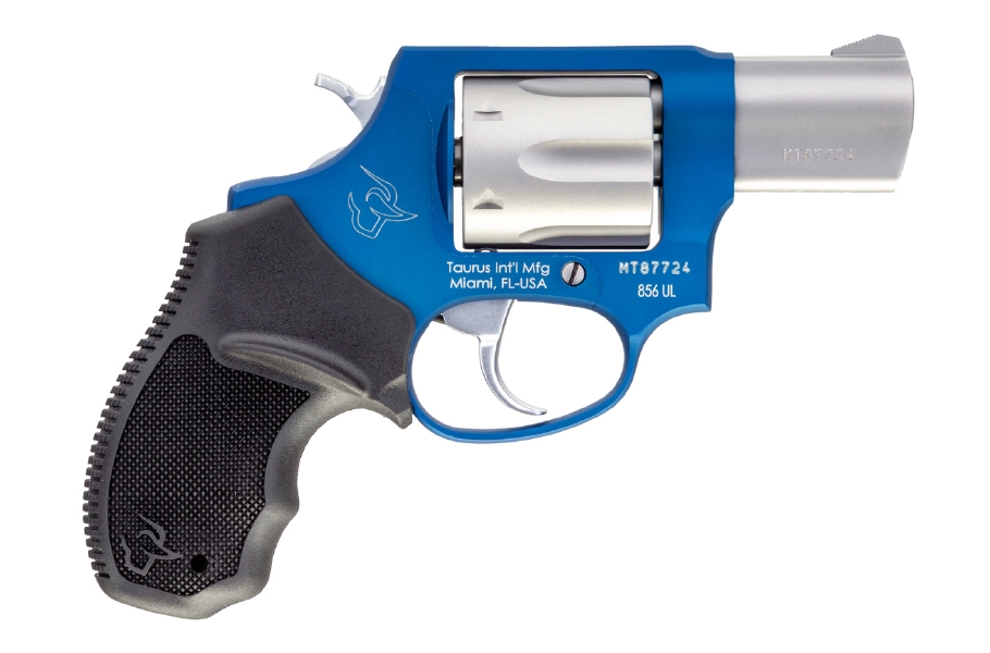 Taurus 856 Ultra Lt 38Sp Cobalt/Ss 2″ 2-856029Ulc17|Fixed Sgt|6 Shot Ta856Csul