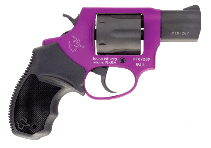 Taurus 856 Ultra Lt 38Sp Violet/Bk 2″ 2-856021Ulc18|Fixed Sgt|6 Shot Ta856Vbul