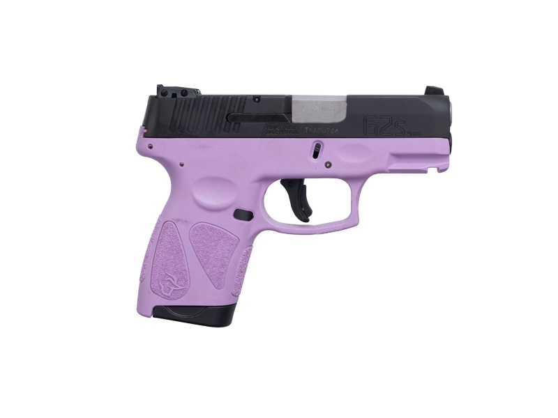 Taurus G2S 9Mm Blk/Lt Purple 3.2″ 7+1 1-G2S931Lp Tag2Slpb