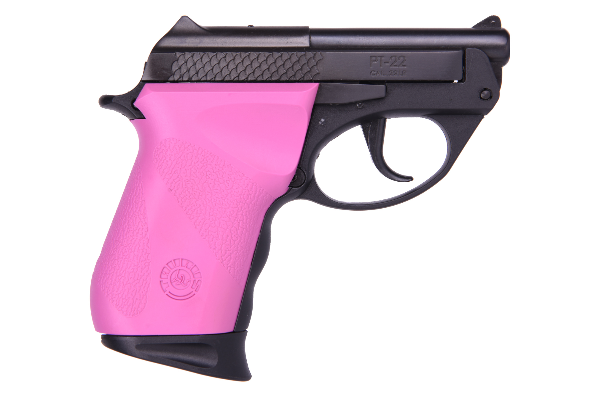 Taurus Pt22 22Lr Blk/Raspberry 8+1 1-220031Plyr Tip Up Barrel Tapt22Plyr