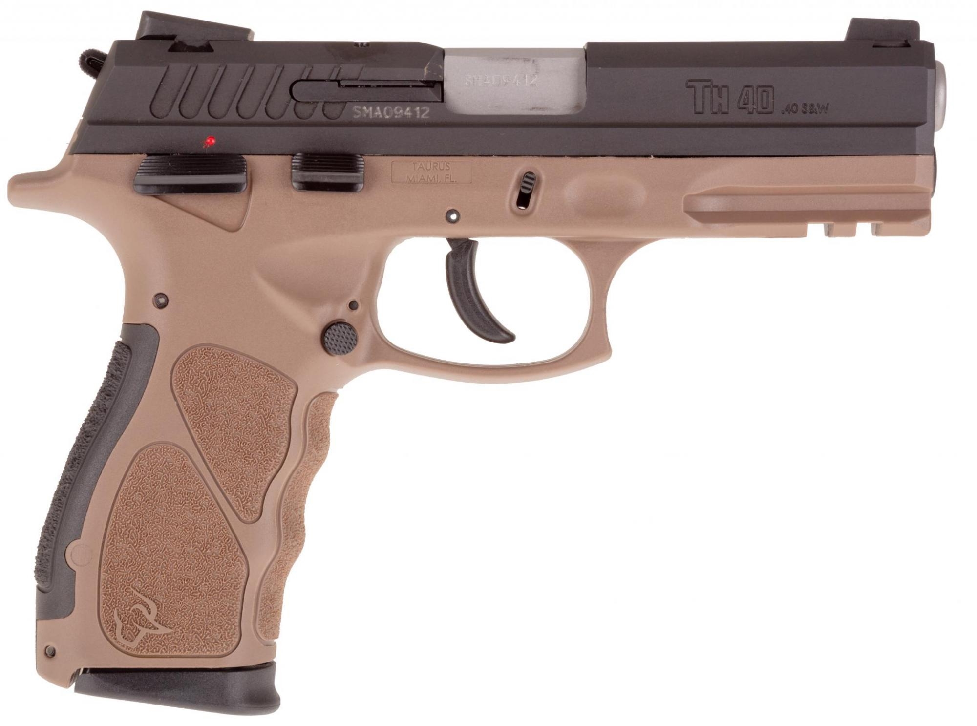 Taurus S.a. / Taurus Th40 40S&Amp;W Blk/Brown 4.3″ 15+1 1-Th40041B|Adj Sights|2 Mags Tath40Br