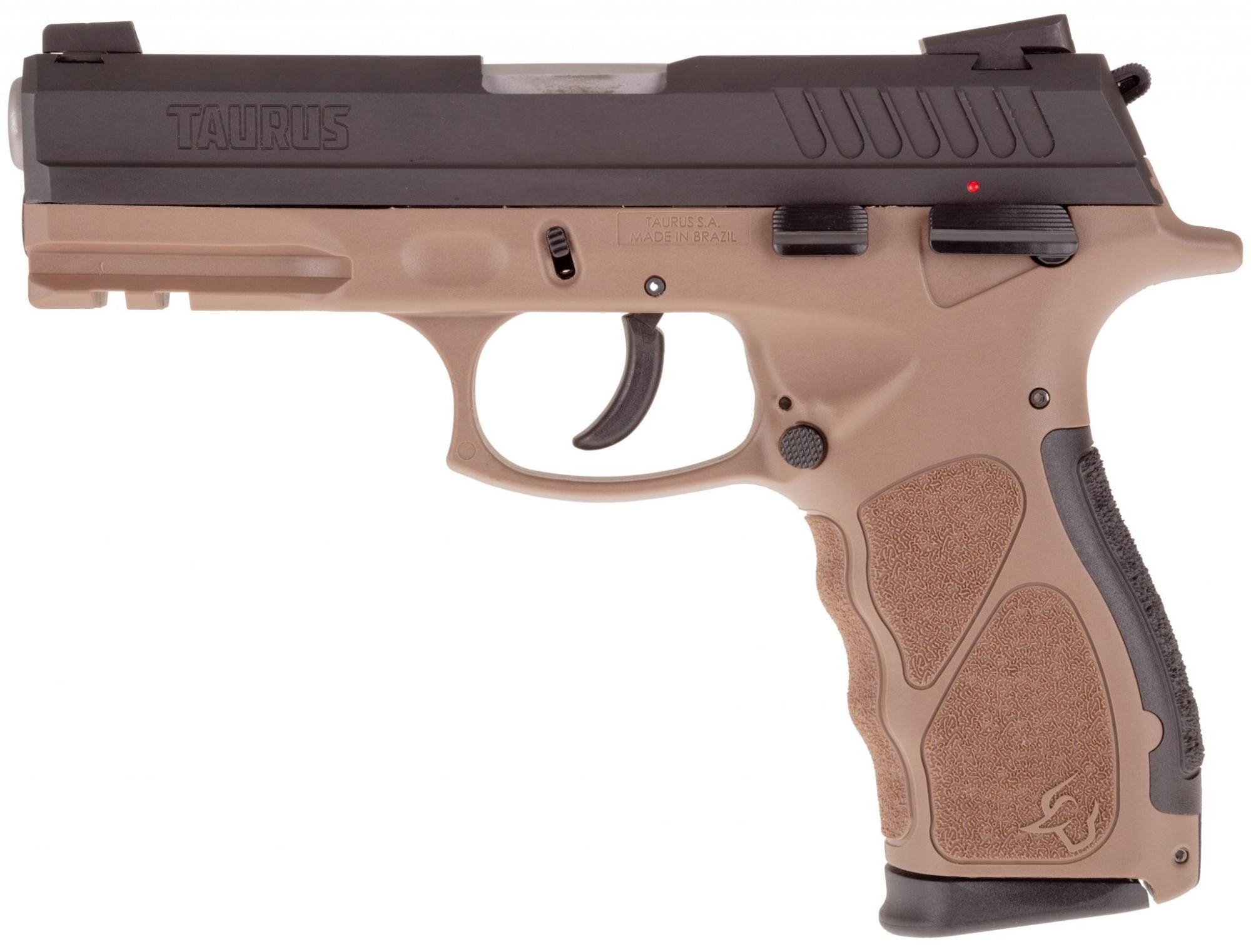 Taurus S.a. / Taurus Th9 9Mm Blk/Brown 17+1 Safety 1-Th9041B| Adj Sights | 2 Mags Tath9Br