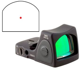 Trijicon Rmr Type 2 As Led 3.25 Moa Rd Rm06-C-700672 | Adj Red Dot Trrm06