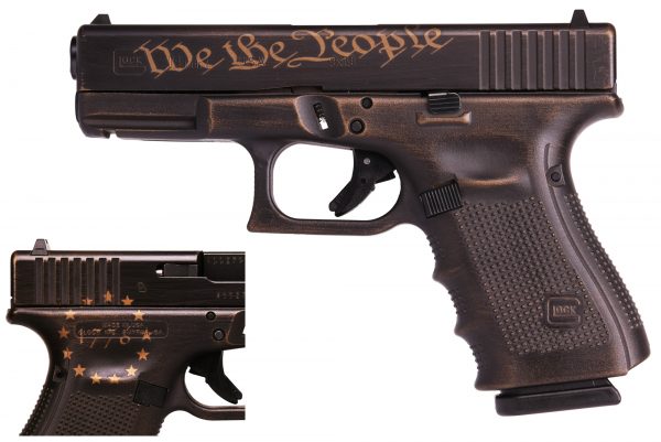 Glock G19 G4 9Mm 15+1 4″ Preamble We The People Cerakote Ug1950204Pre