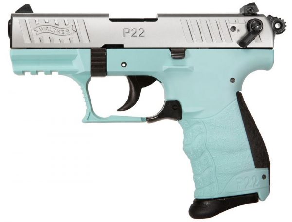 Carl Walther Ulm/Walther Arms P22Q 22Lr Nkl/Angel Blue 3.4″ Wa5120560