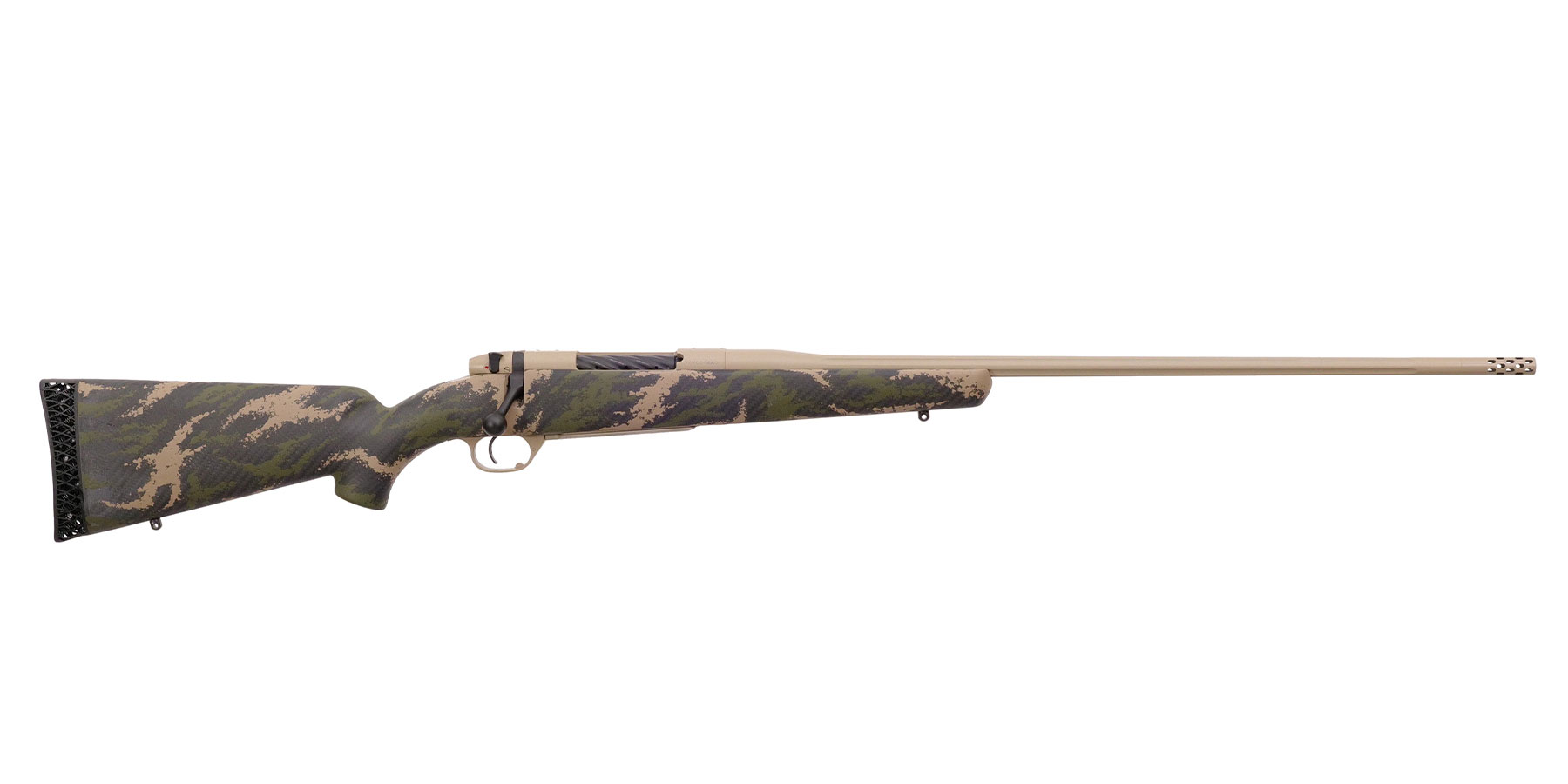 Weatherby Mark V Backcountry 6.5-300 28″ Macmillan Tan Cerakote Wbmkvbackcountry