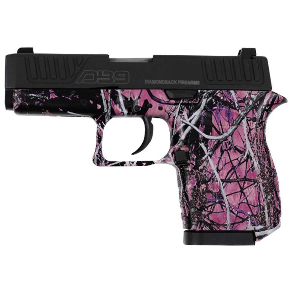 Diamondback Firearms Db9 9Mm Blk/Muddy Girl 3″ 6+1 Db9Mg