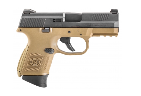 Fn Fns-9C 9Mm Fde/Blk 12+1 Fs Striker Fired Fn66 100354