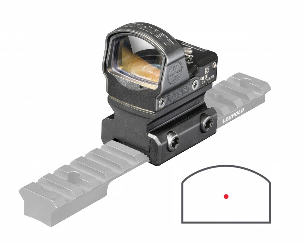 Leupold DELTAPOINT PRO 2.5MOA AR MOUNT ILLUM RETICLE | MATTE BLACK lp177156