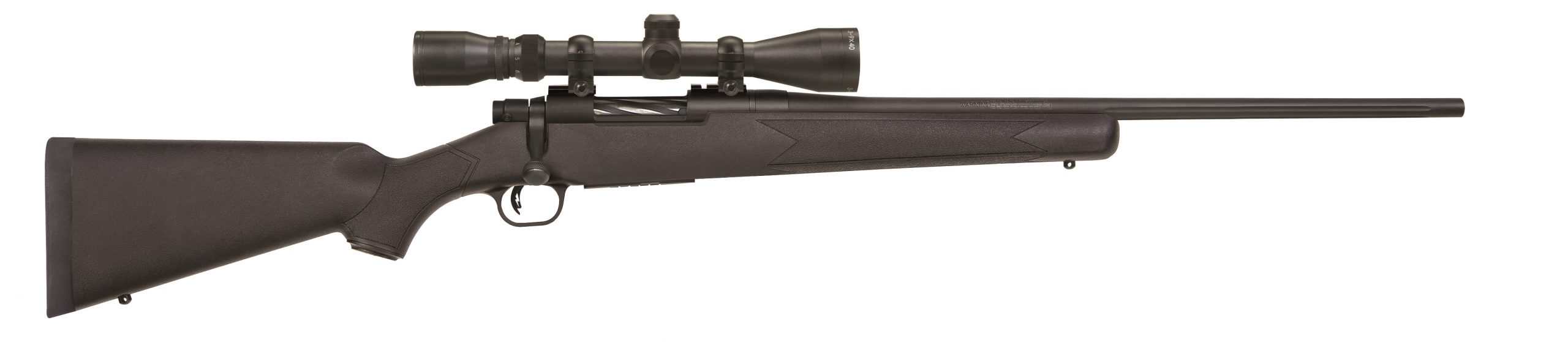 Mossberg PATRIOT 350LEG BL/SY SCOPE PKG INCL 3-9X40MM VARIABLE SCOPE mb28095 scaled