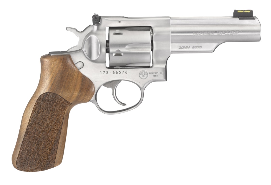 Ruger Gp100 Match Champ 10Mm Ss As 1775 | Half Lug Bbl | Wd Grip Ru1775