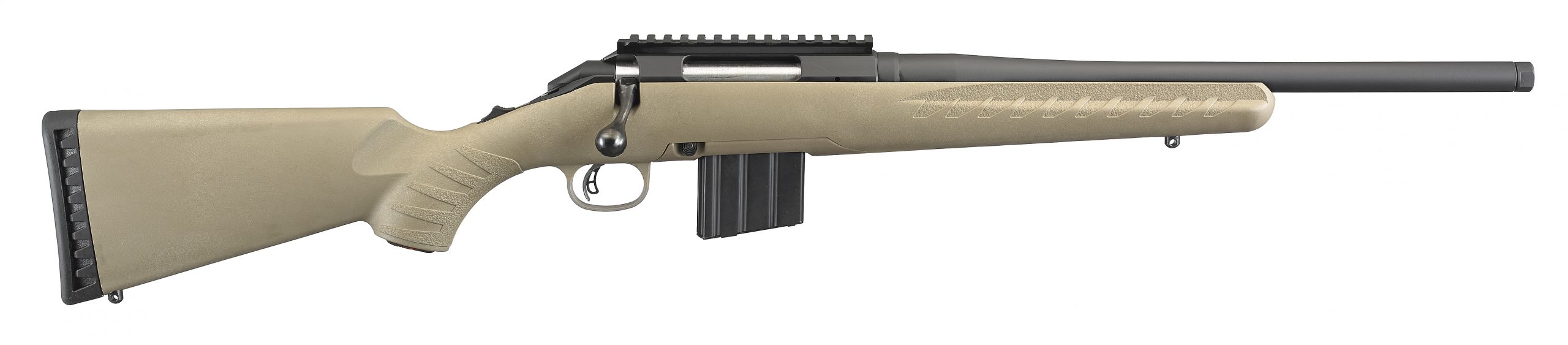 Ruger Amer Ranch Cpct 350Leg Fde 16″ 26985 | Compact | Threaded Bbl Ru26985 Scaled