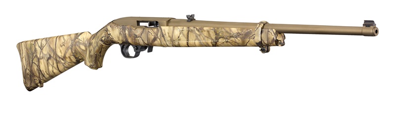 Ruger 10/22 22Lr Bronze/Go Wild Camo 31109 Ru31109