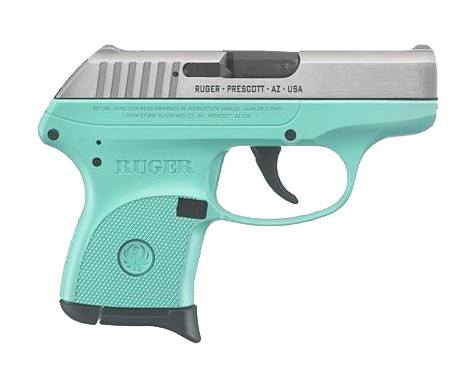 Ruger LCP 380ACP TURQUOISE/SS 6+1 3745|TURQUOISE CERAKOTE FRAME ruklcp tg