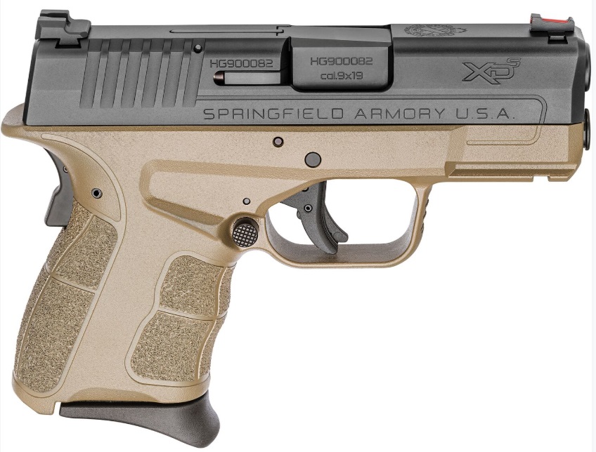 Springfield Armory Xd-S Mod2 9Mm Fde 3.3″ 8+1 Fo# Fiber Optic Sight | 2 Mags