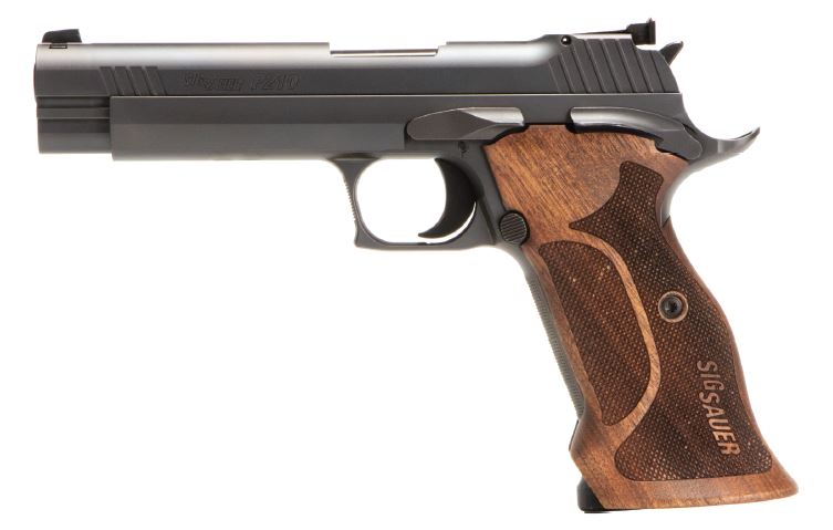 Sig Sauer P210 9Mm Nit/Walnut 5″ 8+1 Fo 210A-9-Tgt Si210A9Tgt