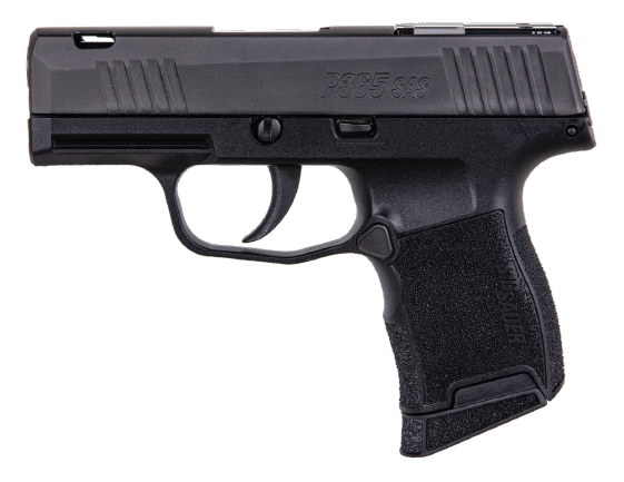 Sig Sauer P365 Sas 9Mm 3.1″ 10+1 Ported 365-9-Sas-C Si3659Sasc