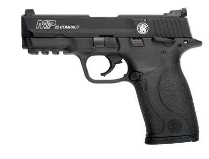 Smith And Wesson M&Amp;P22 Compact 22Lr 10+1 3.56″ 108390|Threaded Bbl|3/8-24 Tpi Sm108390