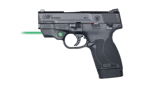 Smith And Wesson M&Amp;P45 Shield M2.0 Grn Lsr Sfty 12089|Manual Sfty|Fixed Sights Sm12090