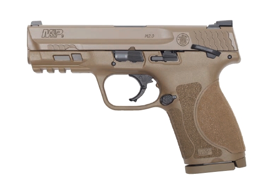 Smith and Wesson M&P9 M2.0 CMPT 9MM FDE 4″ SFTY 12459|COMPACT|15+1|MAN. SAFETY sm12459