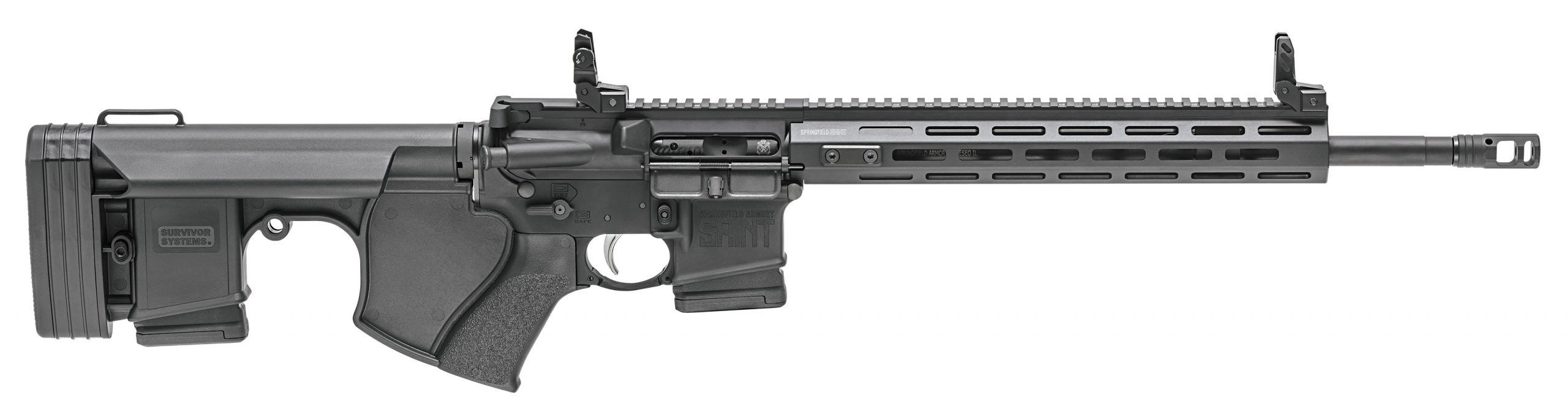 Springfield Armory Saint Ar-15 5.56 16″ Mlok Ca 10+1|Free Float Hg|Ca Comply St916556Bffhca Scaled