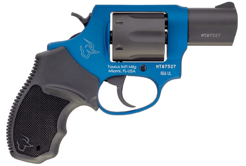 Taurus 856 Ultra Lt 38Sp Cobalt/Bk 2″ 2-856021Ulc17|Fixed Sgt|6 Shot Ta856Cbul