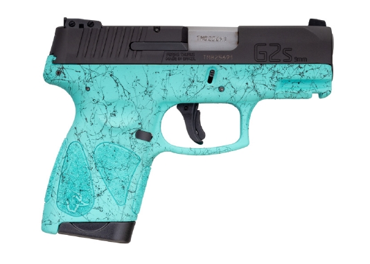 Taurus G2S 9Mm Bk/Cyan Spltr 3.2″ 7+1 1-G2S931-Sp4 | Cyan Splatter Tag2Scysb