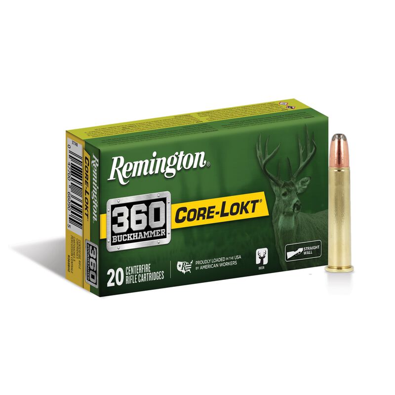 REMINGTON CORE-LOKT 360 BUCKHAMMER Rifle Ammo