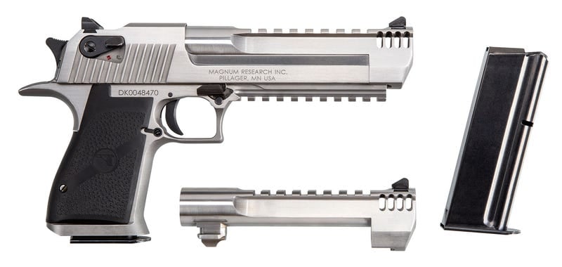 MAGNUM RESEARCH DESERT EAGLE MARK XIX STAINLESS .429 DE / .50 AE 6" BARREL 7-ROUNDS 113394