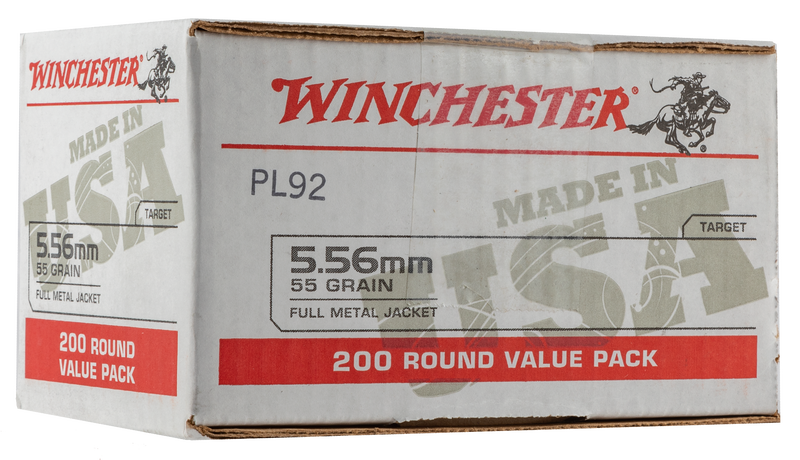 Winchester Usa 5.56 Ammo 55 Grain 200-Rounds Fmj 118091