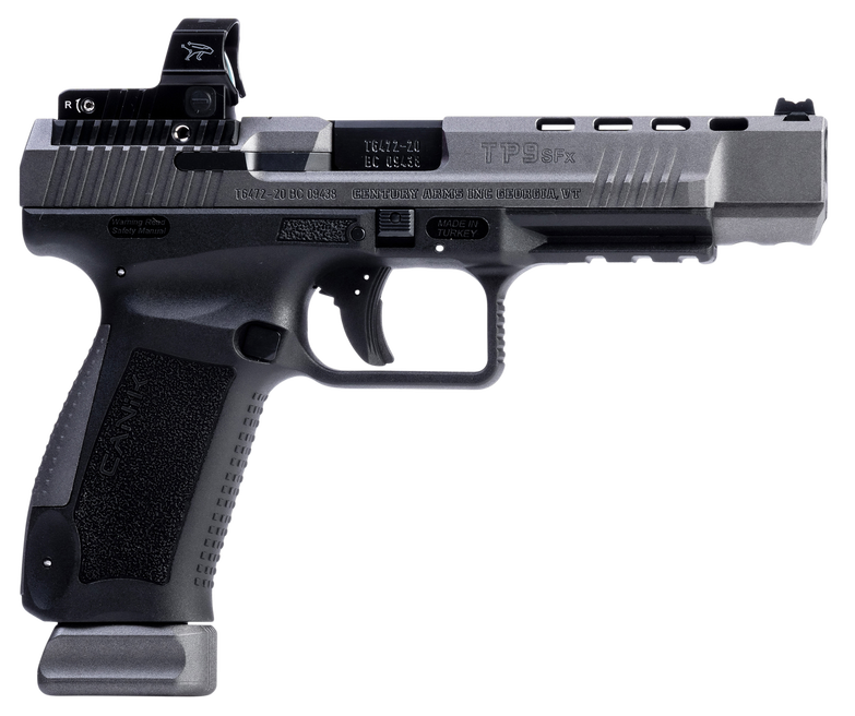 Canik Tp9 Sfx Tungsten 9Mm 5.2&Quot; Barrel 20-Rounds W/ Mecanik Mo2 Rds 147515