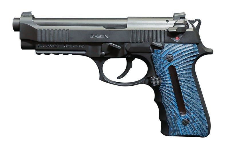 EAA CORP GIRSAN REGARD MC GEN4 9MM 4.9" BARREL 18-ROUNDS BLUE GRIPS EAA Corp Girsan Regard MC Gen4 390087 741566904080