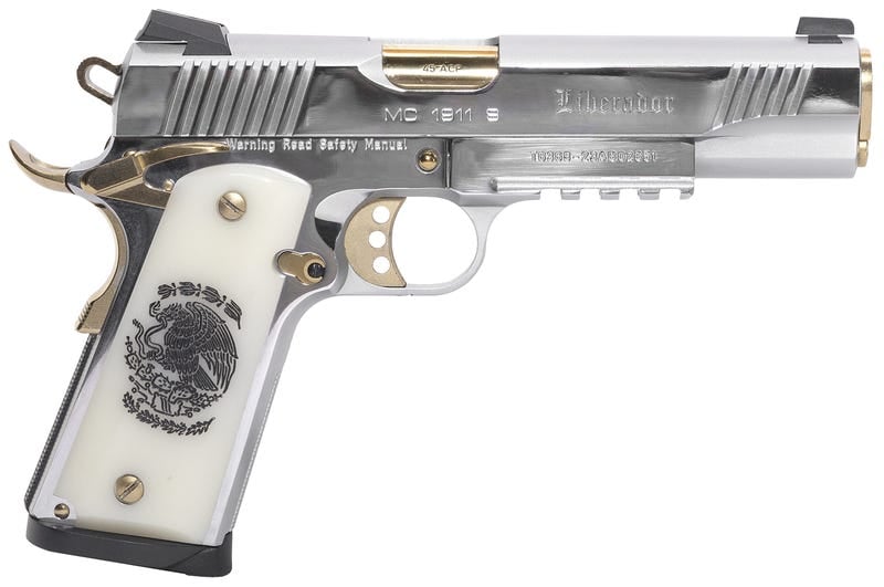 EAA CORP GIRSAN REGARD S LIBERADOR 2 CHROME .45 ACP 5" BARREL 8-ROUNDS EAA Corp Girsan Regard S Liberaore 2 391057 741566907173