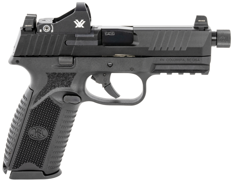 Fn 509 Tactical 9Mm 4.5&Quot; Threaded Barrel 10-Rounds 3-Magazines Vortex Viper Red Dot Fn 509 Tactical 66100846 845737012335