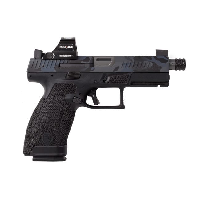 The Gun Co Custom Cz P-10 Compact Type 2 Urban Battle Black 9Mm 4.61-Inch 17Rds Holosun Reflex Sight Gag Tgcczp10C Type2Ubb2