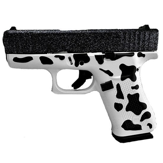 Glock 43X &Quot;Glitter Cow Print&Quot; 9Mm 3.4&Quot; Barrel 10-Rounds Glock 43X Glitter Cow Print Px4350201Tcow 151550026571