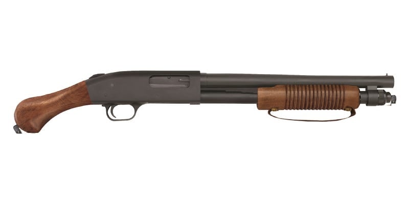 MOSSBERG 590 NIGHT STICK BLUED / WALNUT 12 GA 14.375-INCH 5RDS Mossberg 590 Night Stick 50651 015813506519