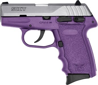 Sccy Cpx-4 Purple 380 Acp 2.96&Quot; Barrel 10 Rounds Stainless Slide Sccy Cpx 4 Cpx4Ttpu 850000226586