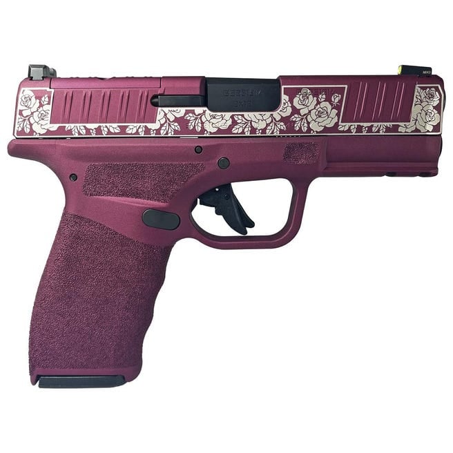 Springfield Hellcat Pro Osp Black Cherry &Amp; Roses 9Mm 3.7&Quot; Barrel 15-Rounds Springfield Armory Hellcat Pro Osp Hcp9379Bospbcdr 688099403188