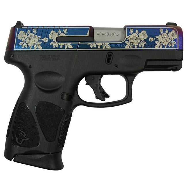 Taurus G3C &Quot;Guns &Amp; Roses Engraved&Quot; Mongoose Purple 9Mm 3.2&Quot; Barrel 12-Rounds Taurus G3C Guns Roses Engraved 1G3C9312X12Mgrs 688099404307