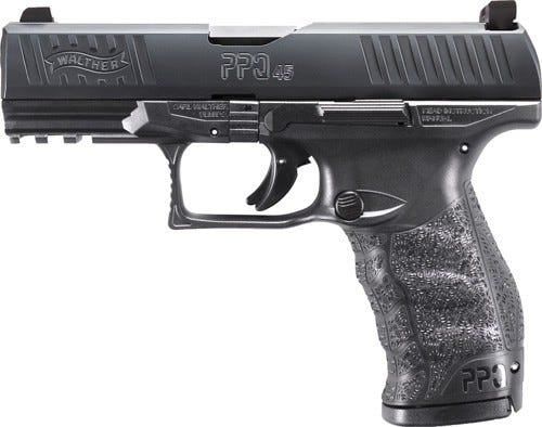 Walther Ppq M2 .45 Acp 4.25&Quot; Barrel 12-Rounds Tritium Night Sights Walther Ppq M2 2807076Tns 723364213526